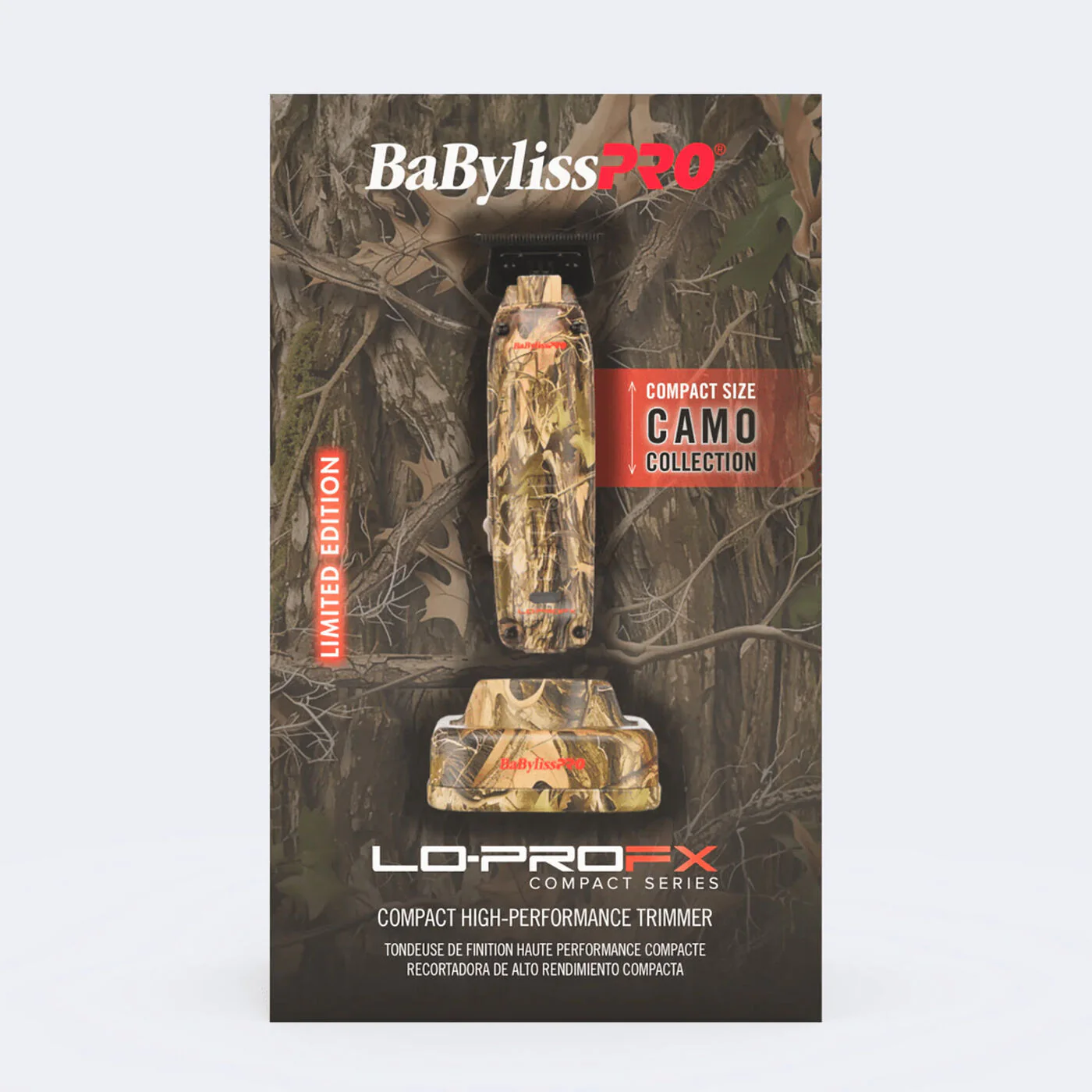 BaBylissPRO Limited Edition LO-PROFX Compact Camo Trimmer - Image 4