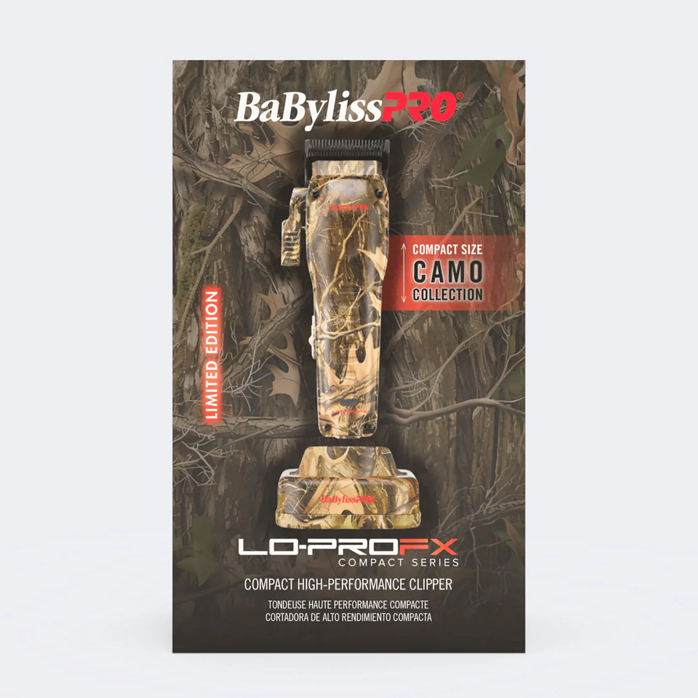BaBylissPRO LO-PROFX Compact Clipper Camo Edition - Image 4