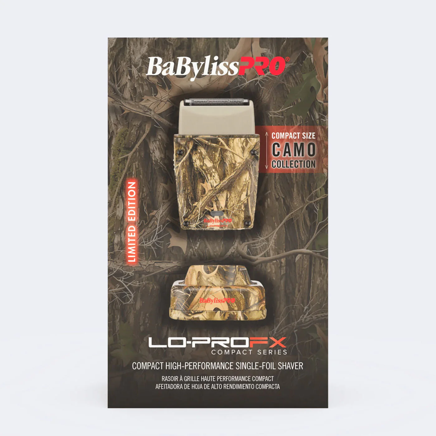 BaBylissPRO LO-PROFX Compact Single Foil Shaver Camo - Image 5