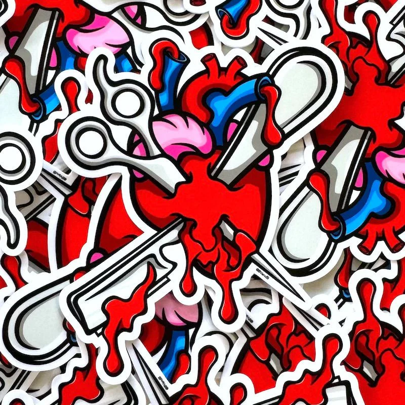BvandB Sticker – Premium Barbering Decal - Image 3