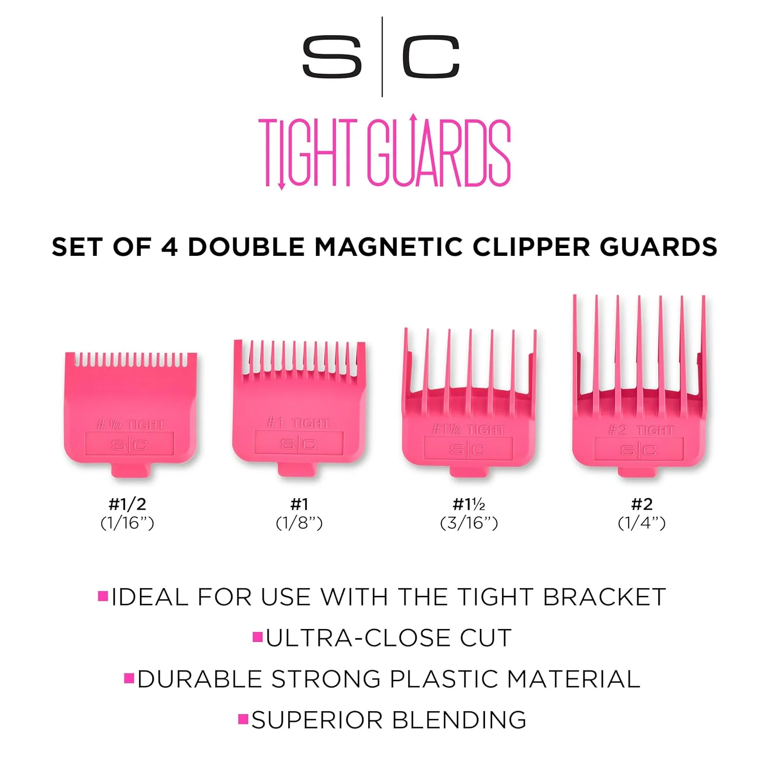 Gamma Dub Magnetic Tight Clipper Guards 4-Pack - Image 9