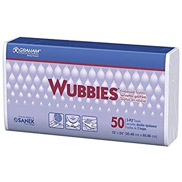 Graham Wubbies 50Towels/package, 10 packages/Case