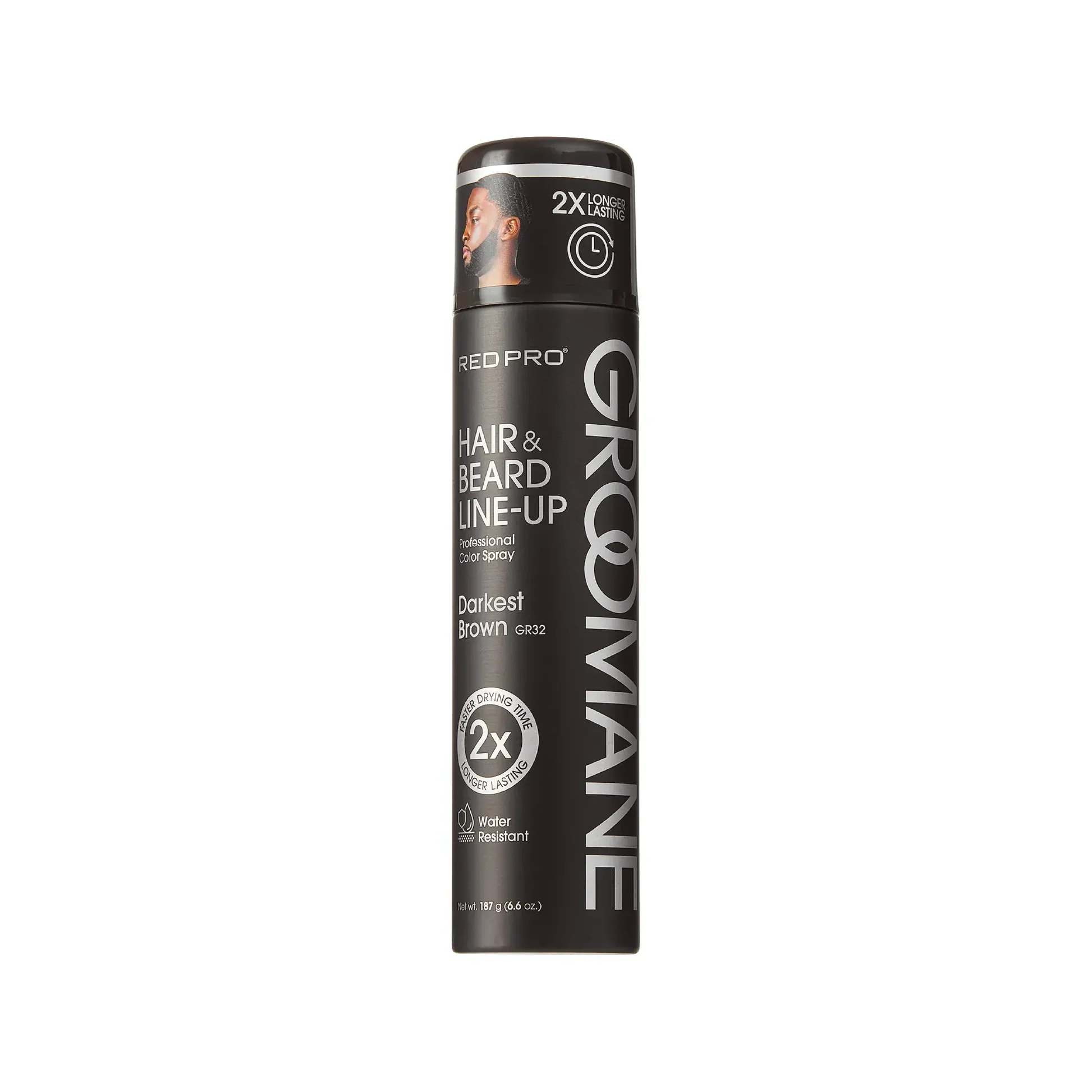 Groomane Professional Hair & Beard Color Spray | Waterproof & Fade-Resistant - Image 2
