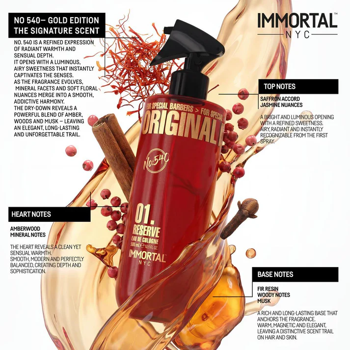 Immortal NYC 01 Reserve Gold Edition No. 540 Cologne - Image 2