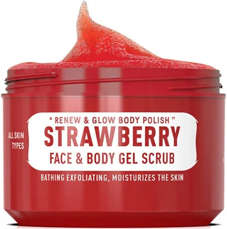 Immortal Strawberry Face & Body Gel Scrub 10.14oz - Image 2