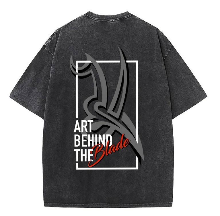 Magnus Art Behind the Art Oversized Barber Shirt - Image 2