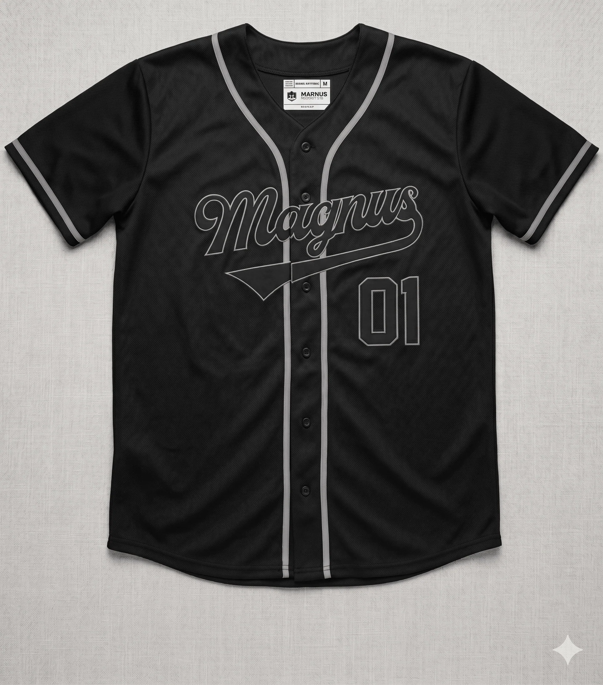 Magnus Barber Baseball Jersey - Image 2