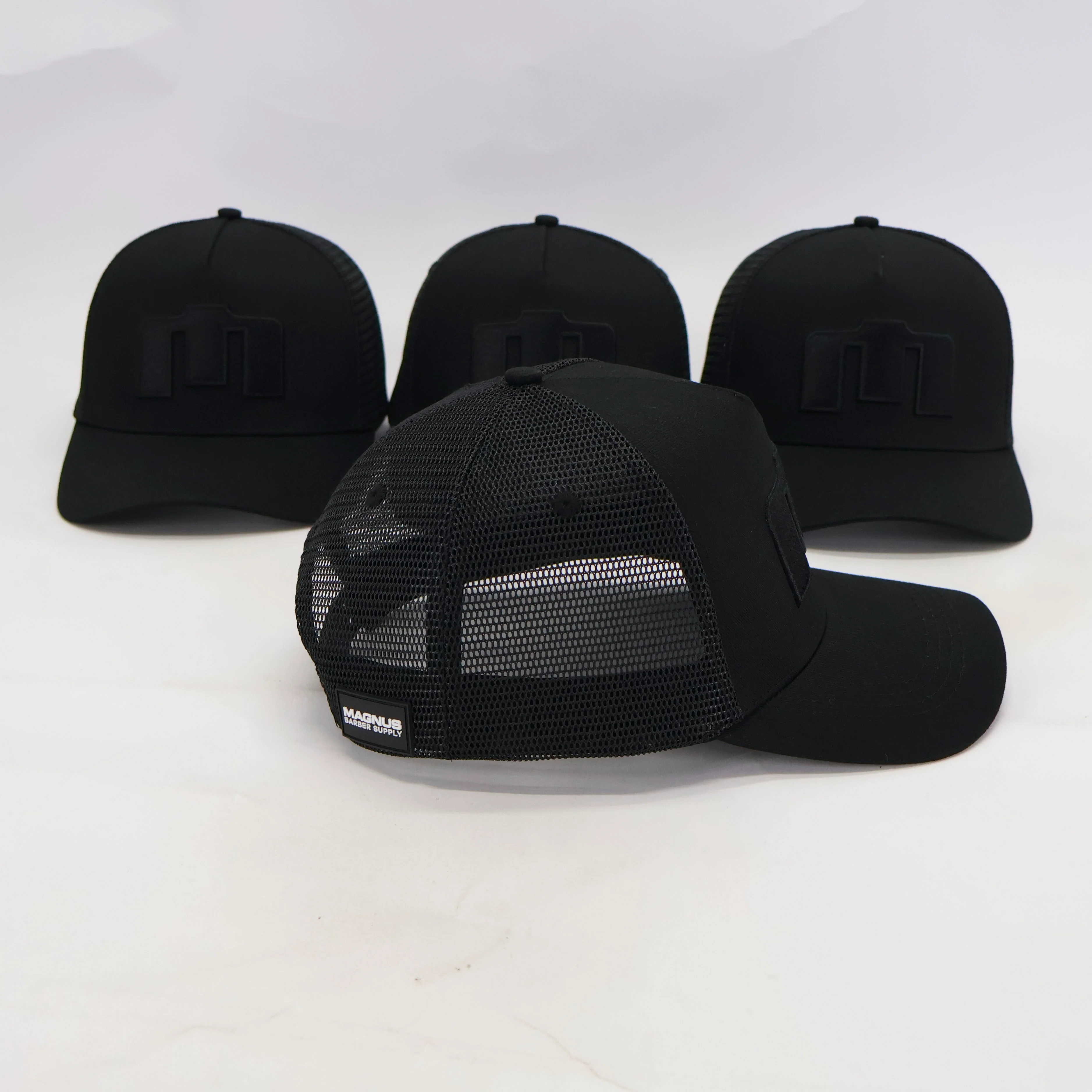 Magnus Signature Black 5-Panel Trucker Hat - Image 6