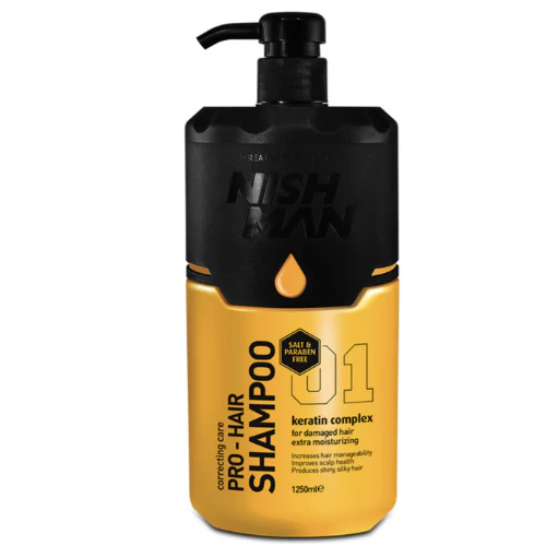 Nishman Pro-Hair Shampoo Keratin Complex 01 1250ml