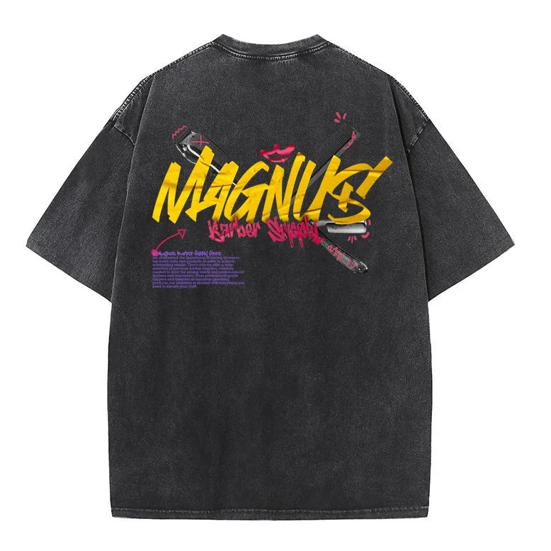 Magnus Oversized T-shirt - Graffiti