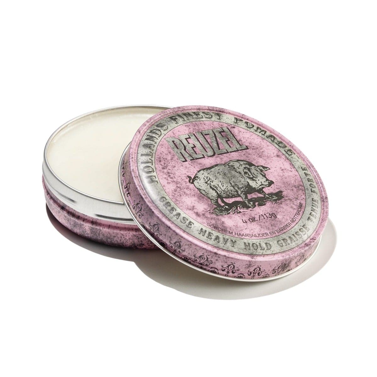 Reuzel Pink Pomade Grease Heavy Hold 4oz.