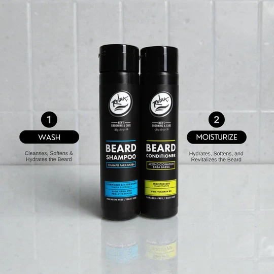 Rolda - Beard Shampoo & Conditioner Clean Care Kit - Image 3