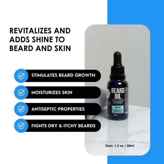 Rolda - Eucalyptus & Peppermint Beard Oil 1.05 oz (30 ml) - Image 4