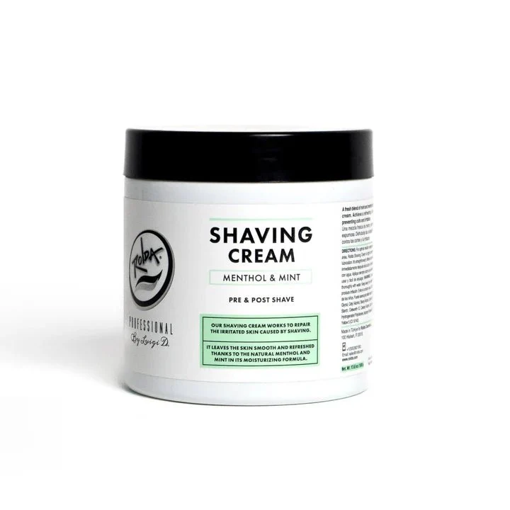 Rolda Menthol & Mint Shaving Cream For Sensitive Skin 500g