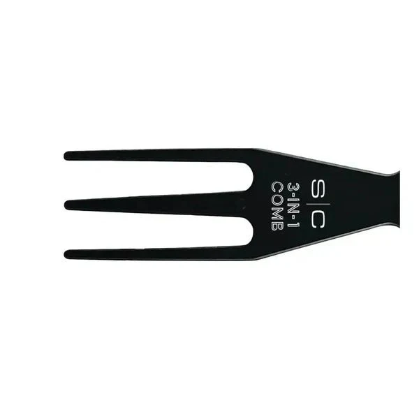 Stylecraft 3-in-1 Wide Tooth Texturizing Barber Fish Hair Comb - Image 3