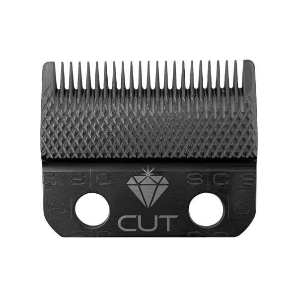 Stylecraft Replacement Diamond Cut Fixed Fade Clipper Blade/Shallow Tooth 2.0 Set SC540B - Image 2