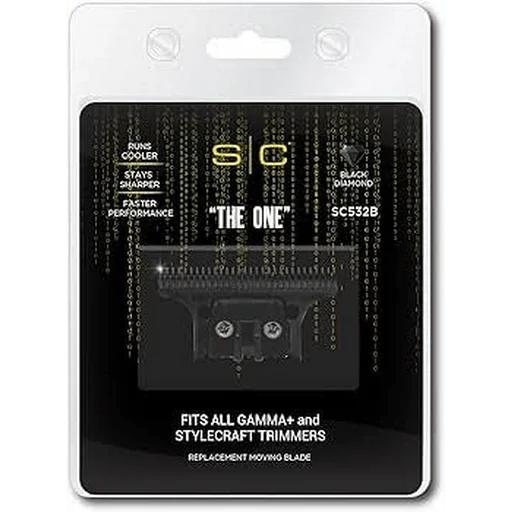 Stylecraft "The One" Black Diamond Carbon DLC Deep Tooth Moving/Cutter Trimmer Blade (SC532B) - Image 2