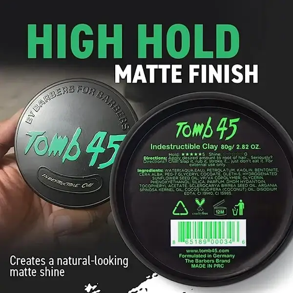 Tomb45 Indestructible Clay – High Hold Matte Finish - Image 4