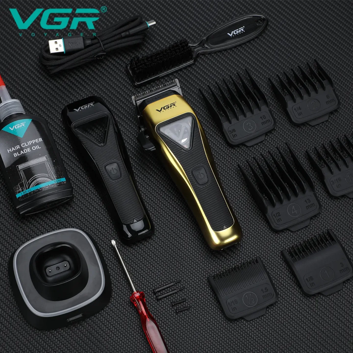 Vector Motor Clipper VGR V-015 | Professional Cordless Hair Clipper - Image 4