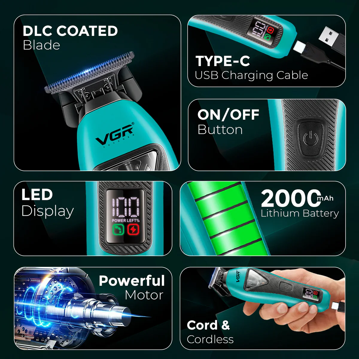 VGR V-035T Trimmer - Image 4